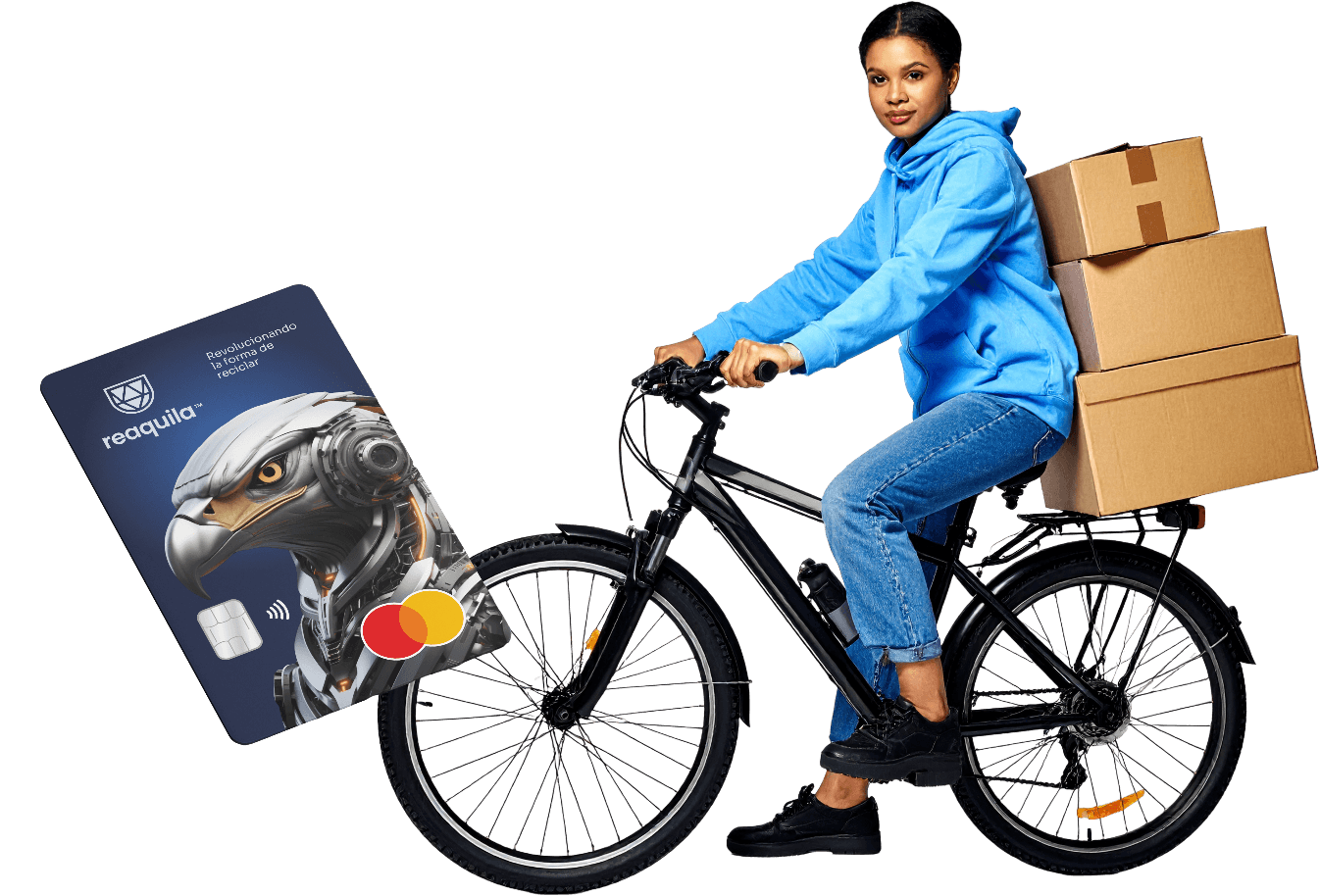 Chica en bicicleta