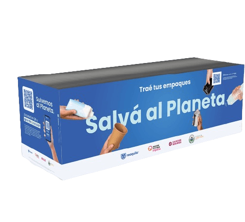 Contenedor de reciclaje