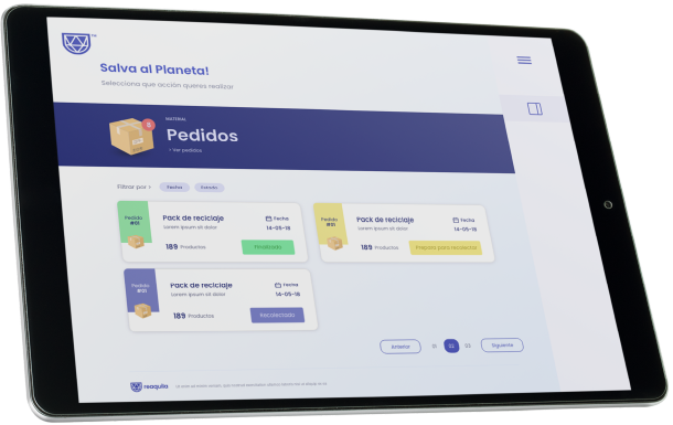 Tablet con plataforma tecnológica