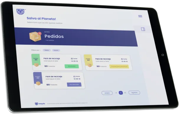 Tablet con plataforma tecnológica