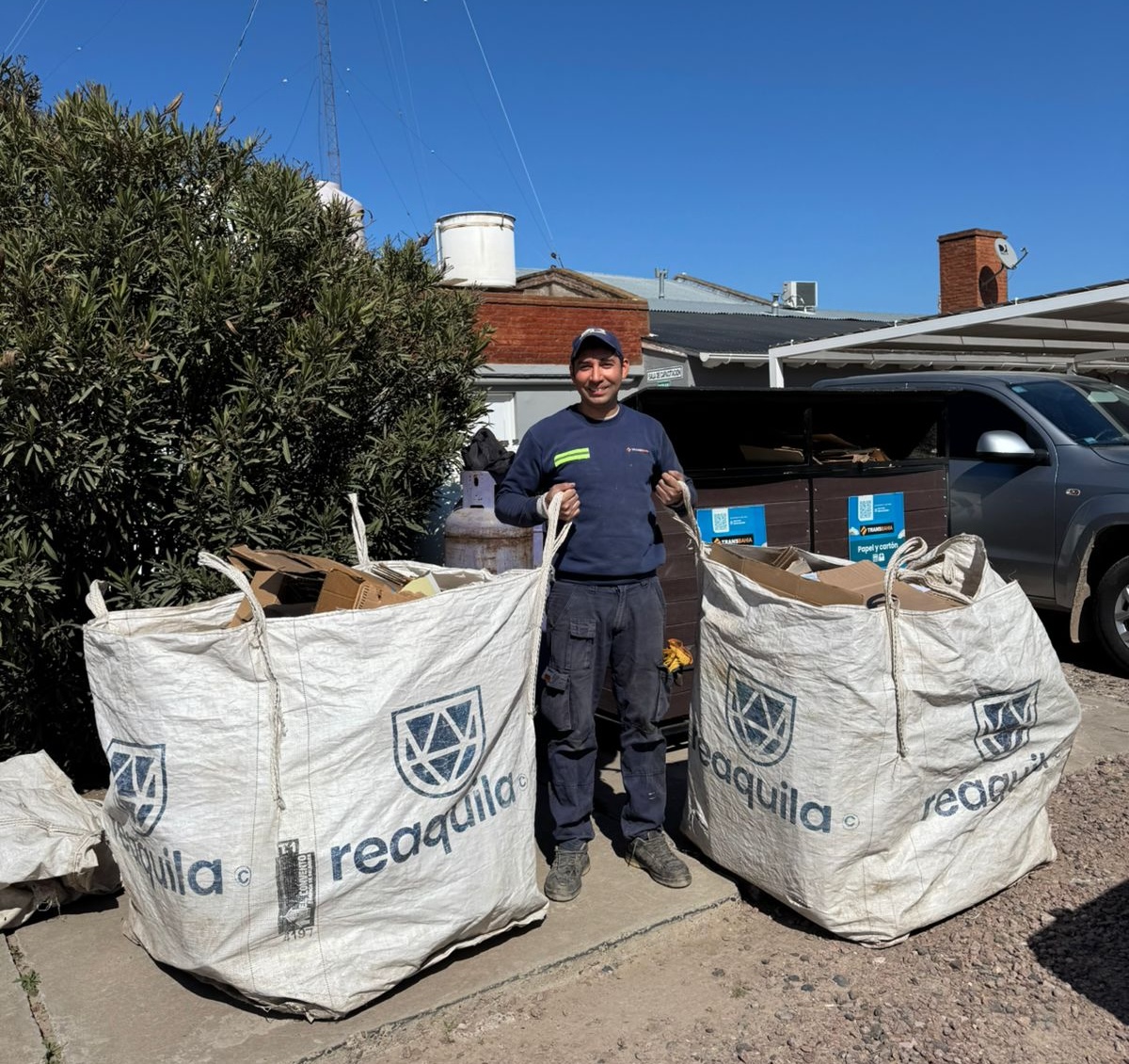 Operación de recolección de Reaquila en Transbahía